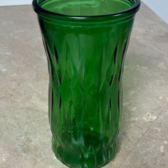 Large Emerald Green Bouquet Vase - C.F.G. / CL9 - Picture 1 of 3